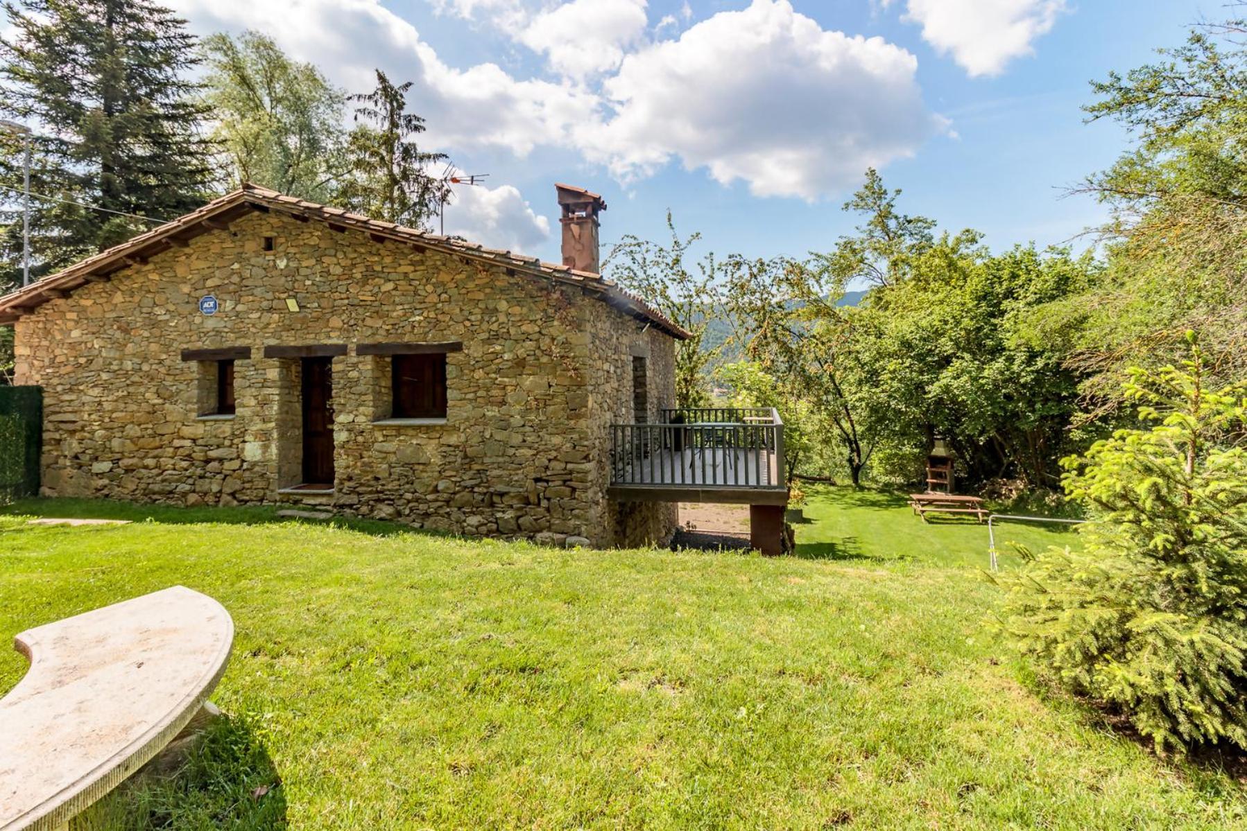 M De Puigsec Mas Rural Al Ripolles Villa Girona Exterior photo